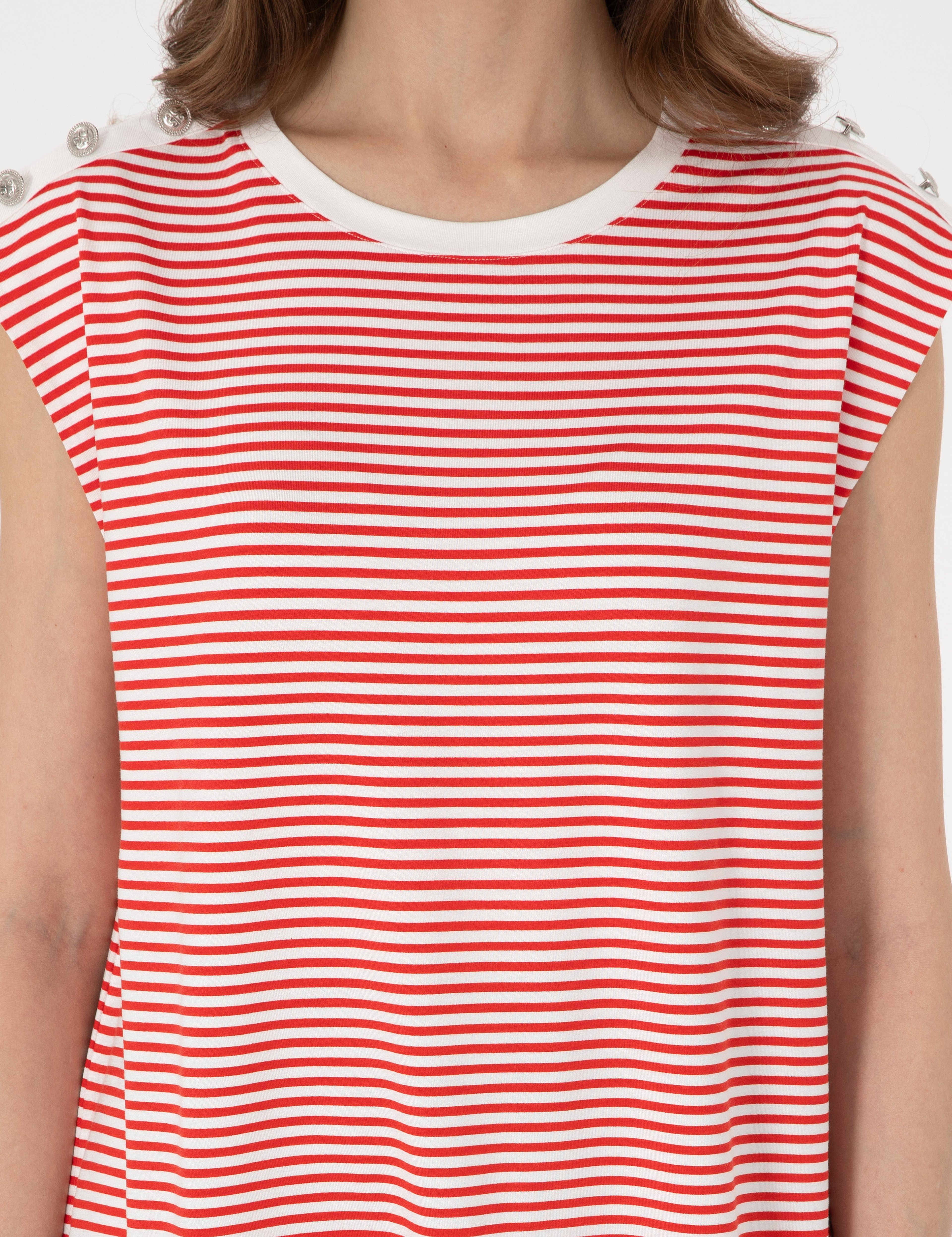 Kırmızı Regular Fit Tişört - Image 6