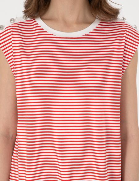 Kırmızı Regular Fit Tişört - 50307130012