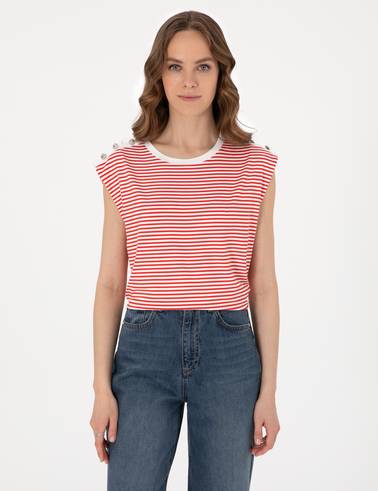 Kırmızı Regular Fit Tişört