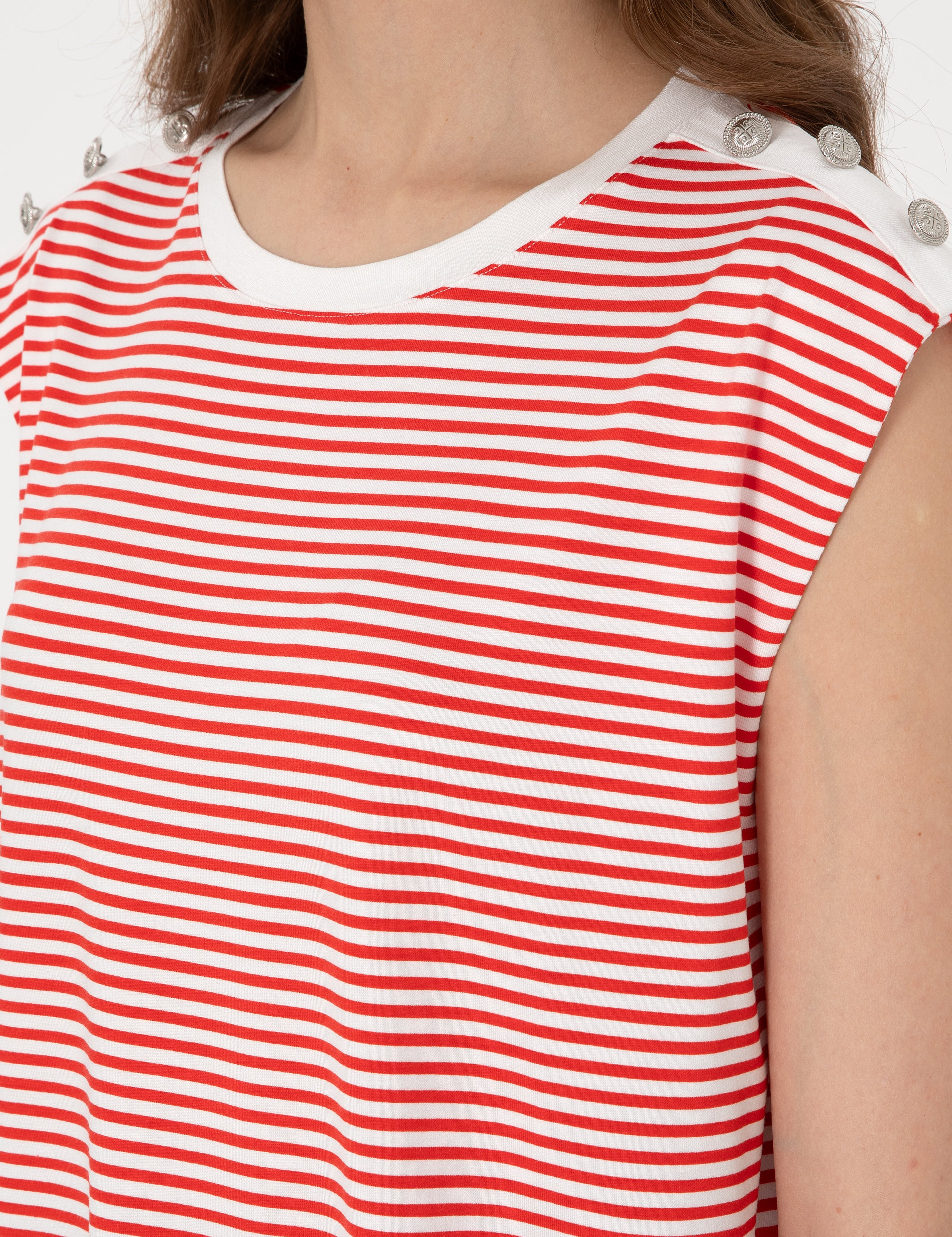 Kırmızı Regular Fit Tişört - Image 7