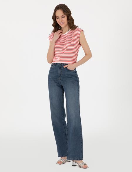 Kırmızı Regular Fit Tişört - 50307130012