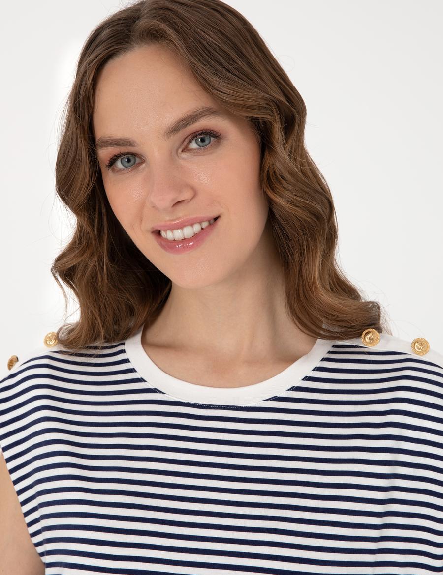 Lacivert Regular Fit Tişört