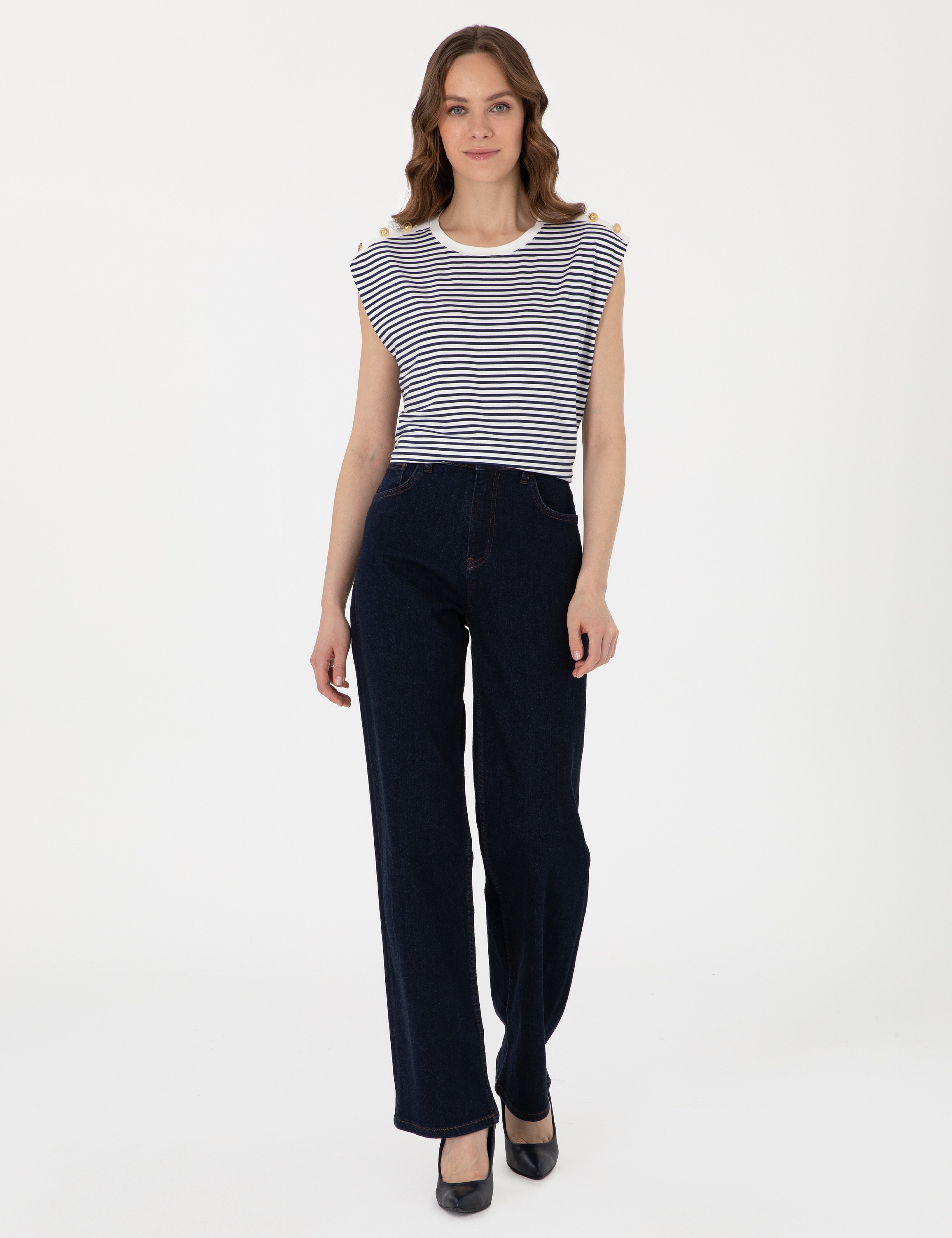 Lacivert Regular Fit Tişört - Image 4
