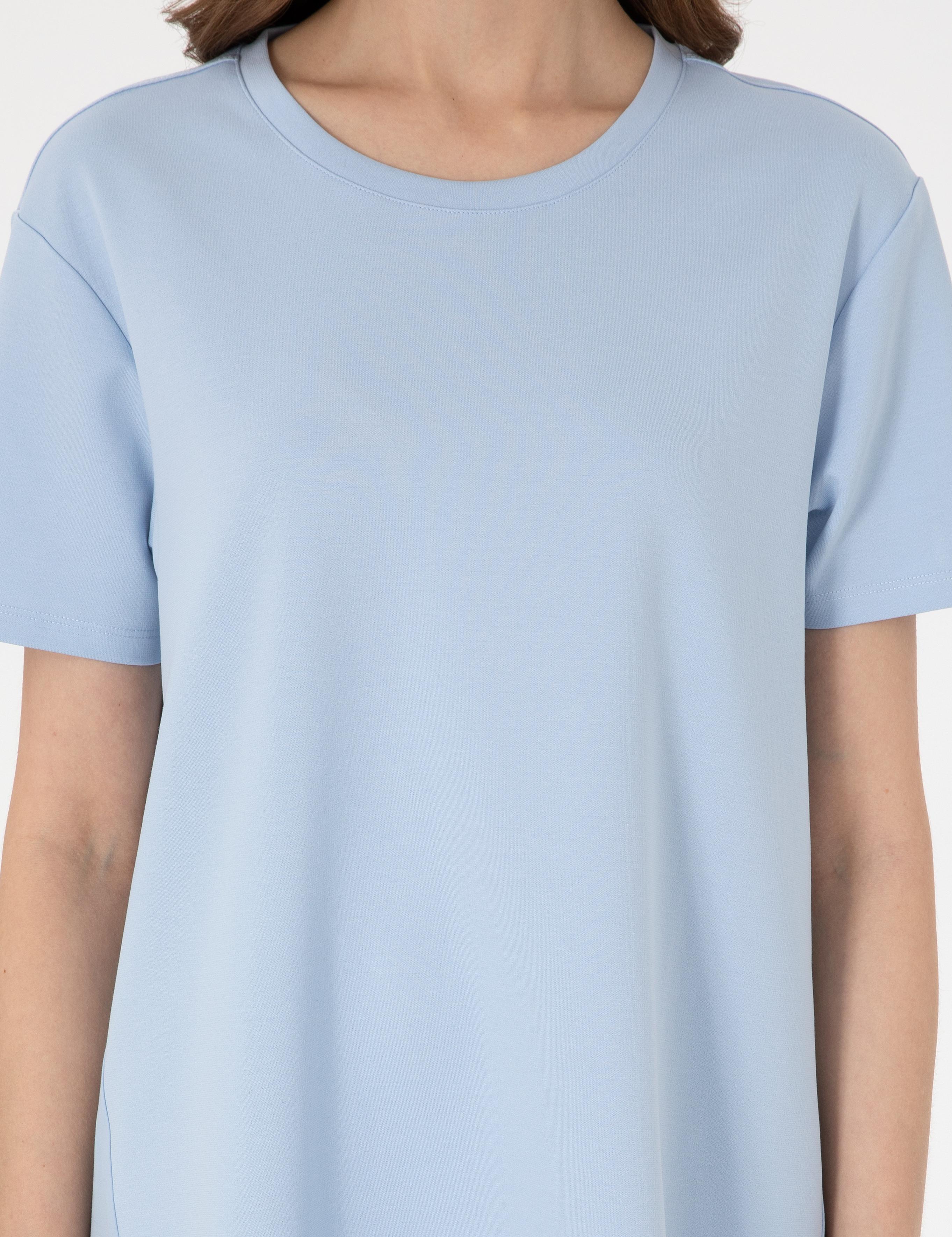 Mavi Regular Fit Örme Elbise