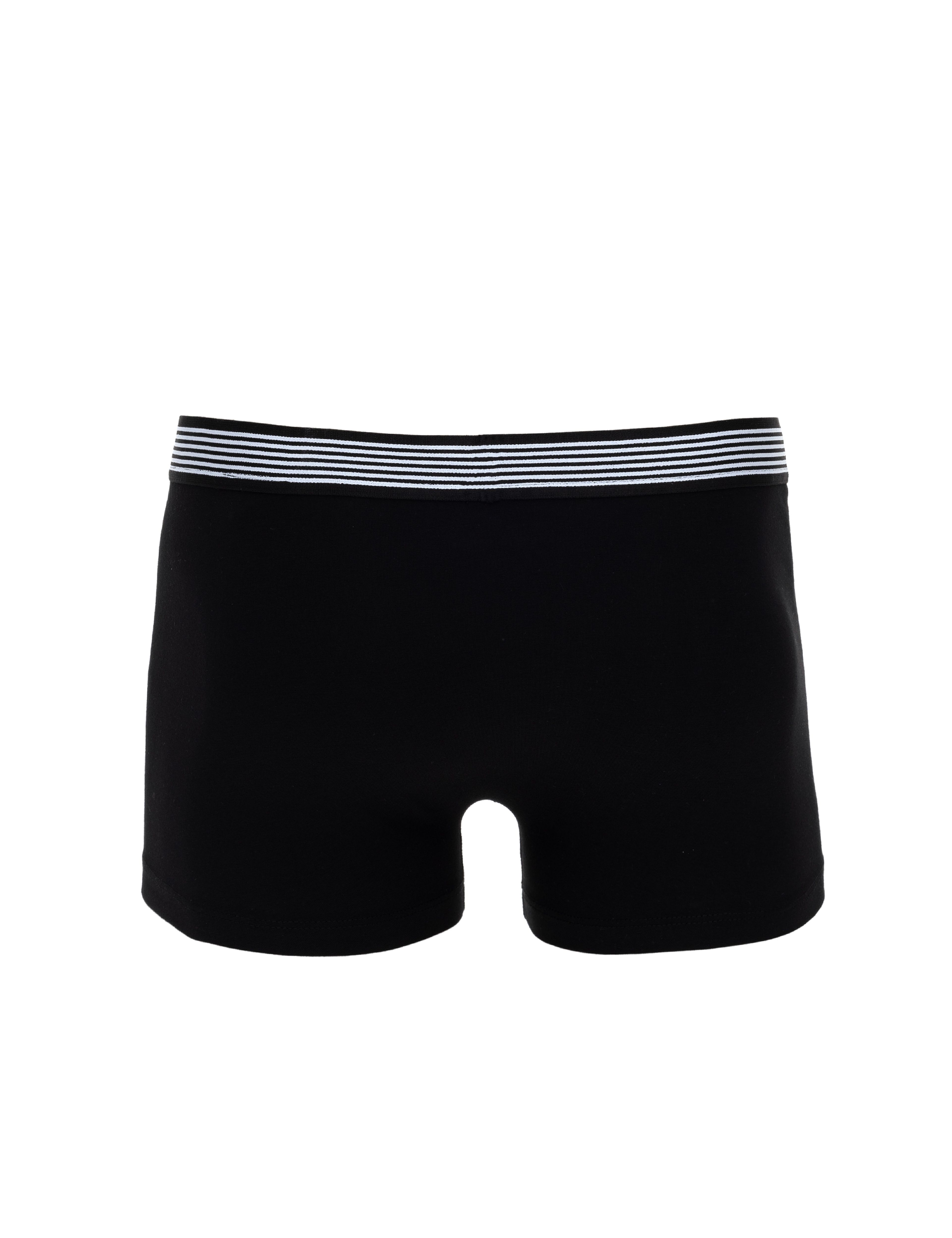 Siyah Pamuk Modal Karışımlı Tekli Boxer - Image 2