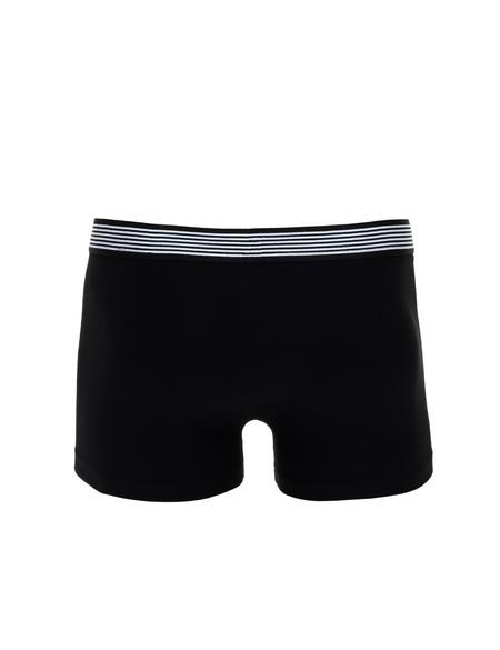 Siyah Pamuk Modal Karışımlı Tekli Boxer - 50315287004