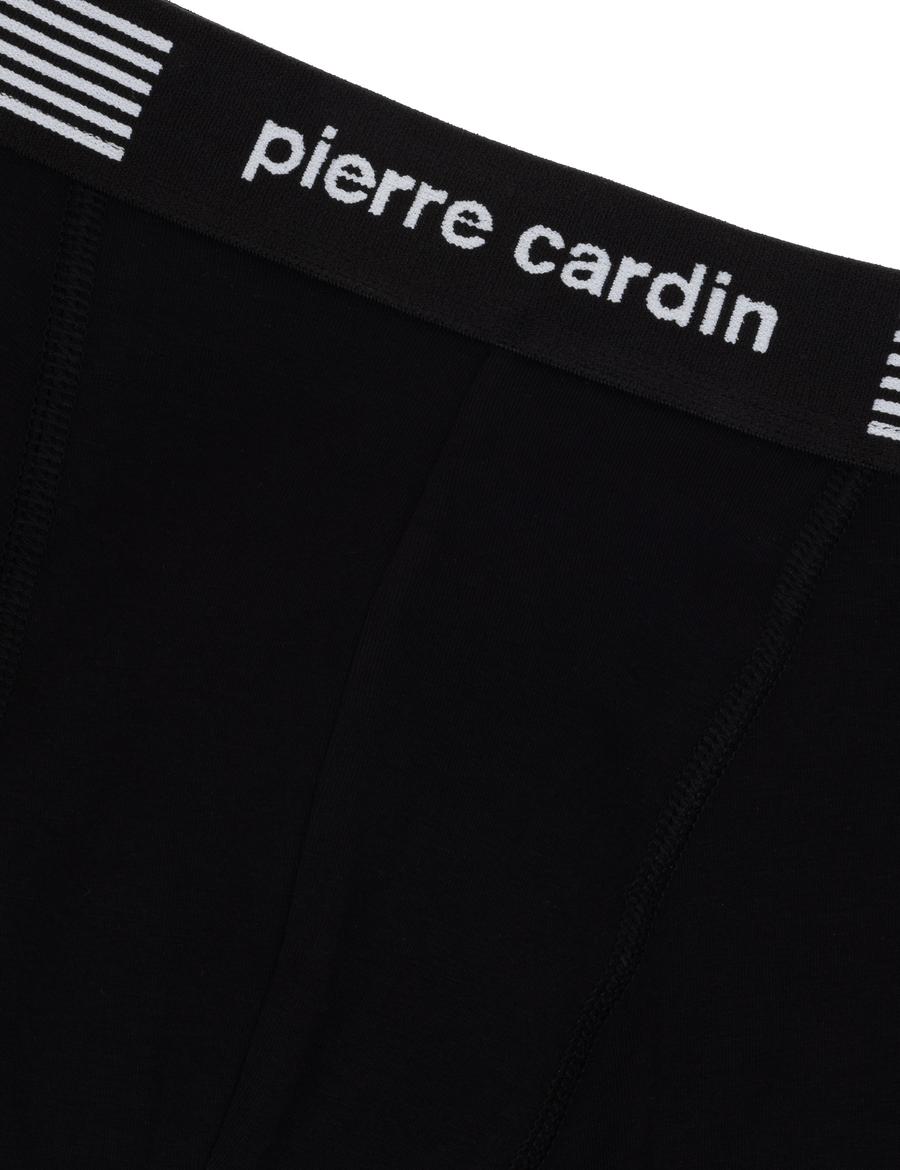 Siyah Pamuk Modal Karışımlı Tekli Boxer