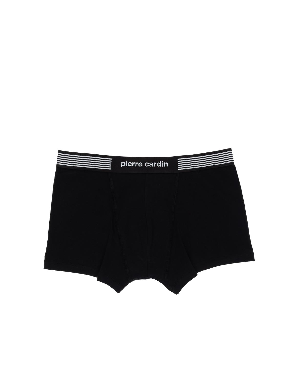 Siyah Pamuk Modal Karışımlı Tekli Boxer - 50315287004