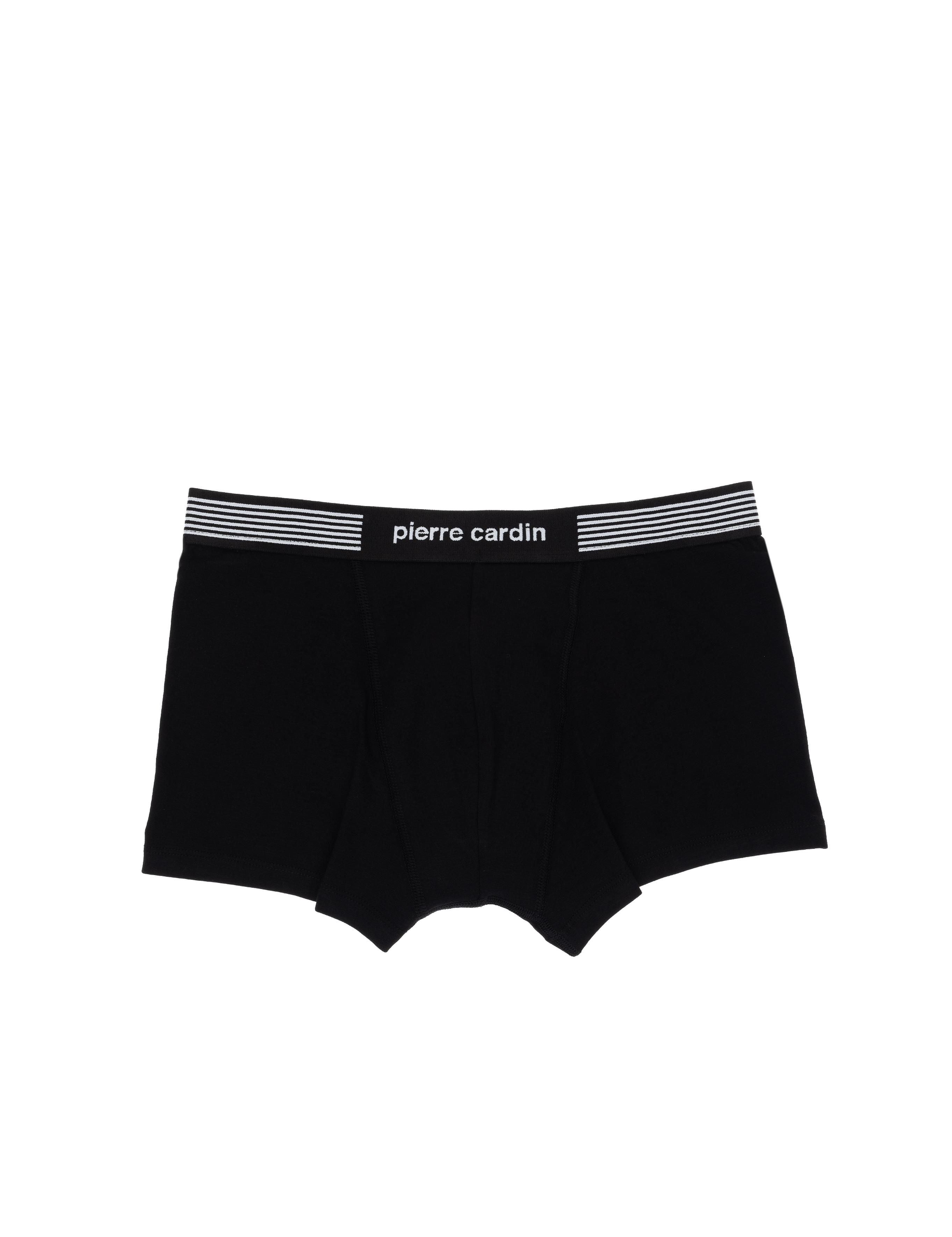 Siyah Pamuk Modal Karışımlı Tekli Boxer