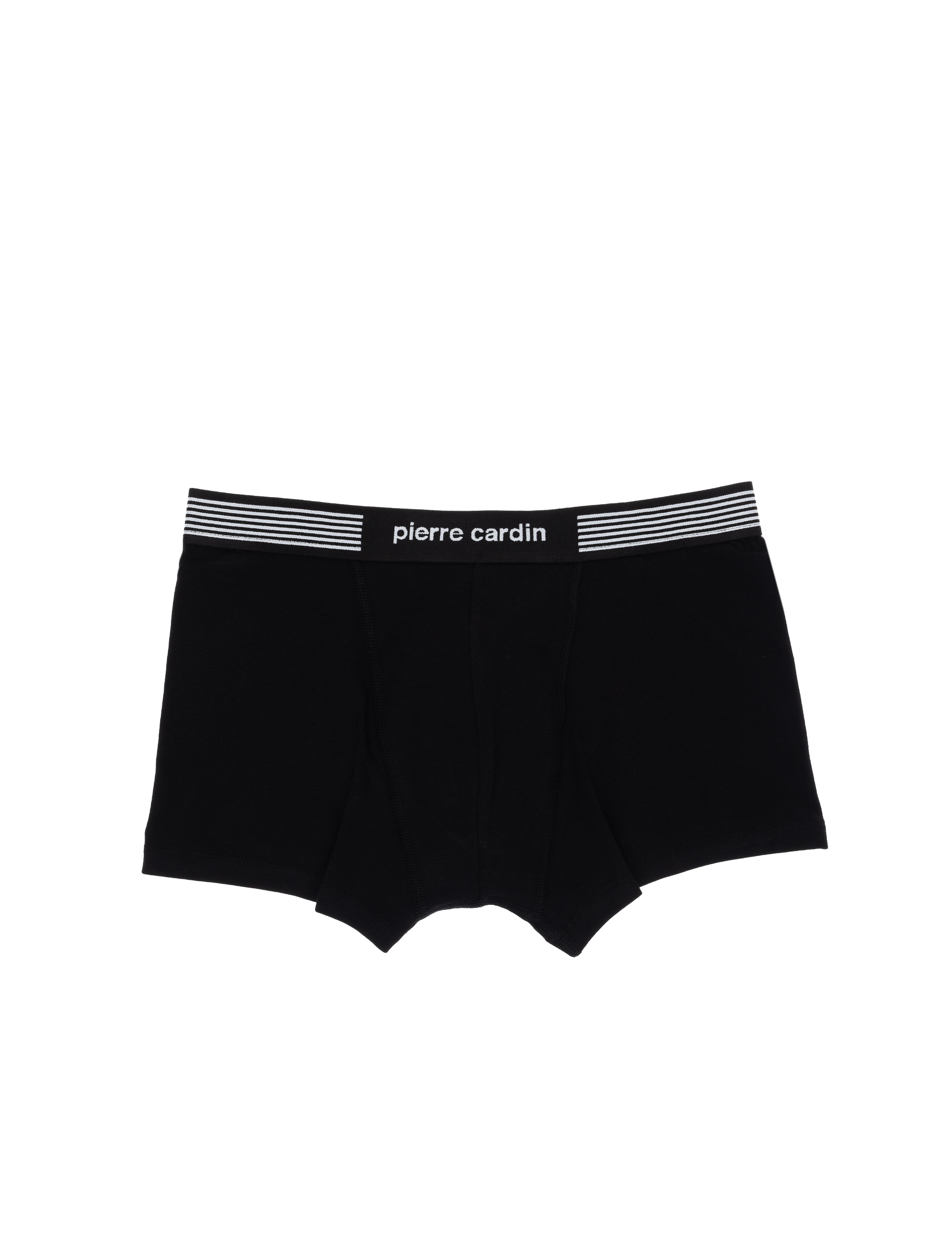 Siyah Pamuk Modal Karışımlı Tekli Boxer