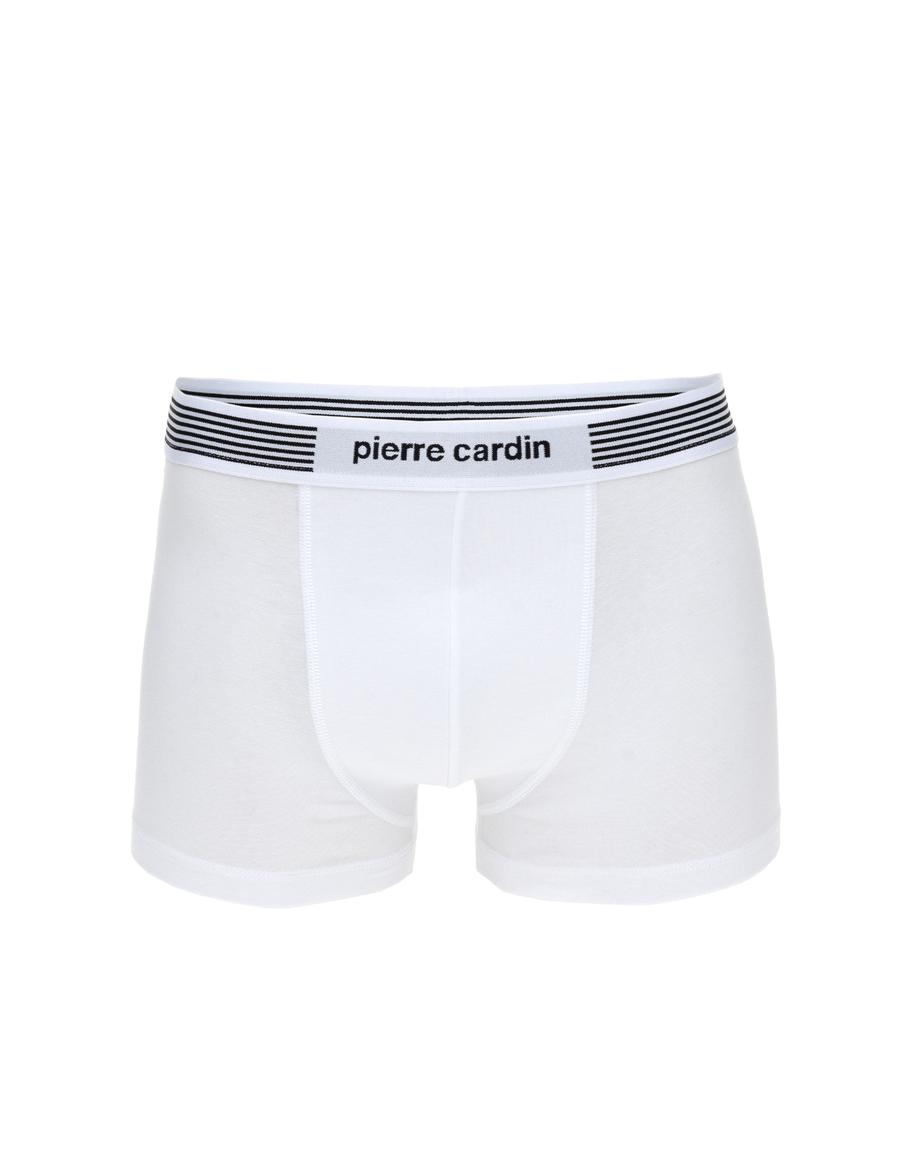 Beyaz Pamuk Modal Karışımlı 3'lü Boxer