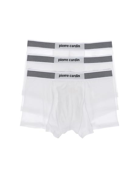 Beyaz Pamuk Modal Karışımlı 3'lü Boxer - 50315288015