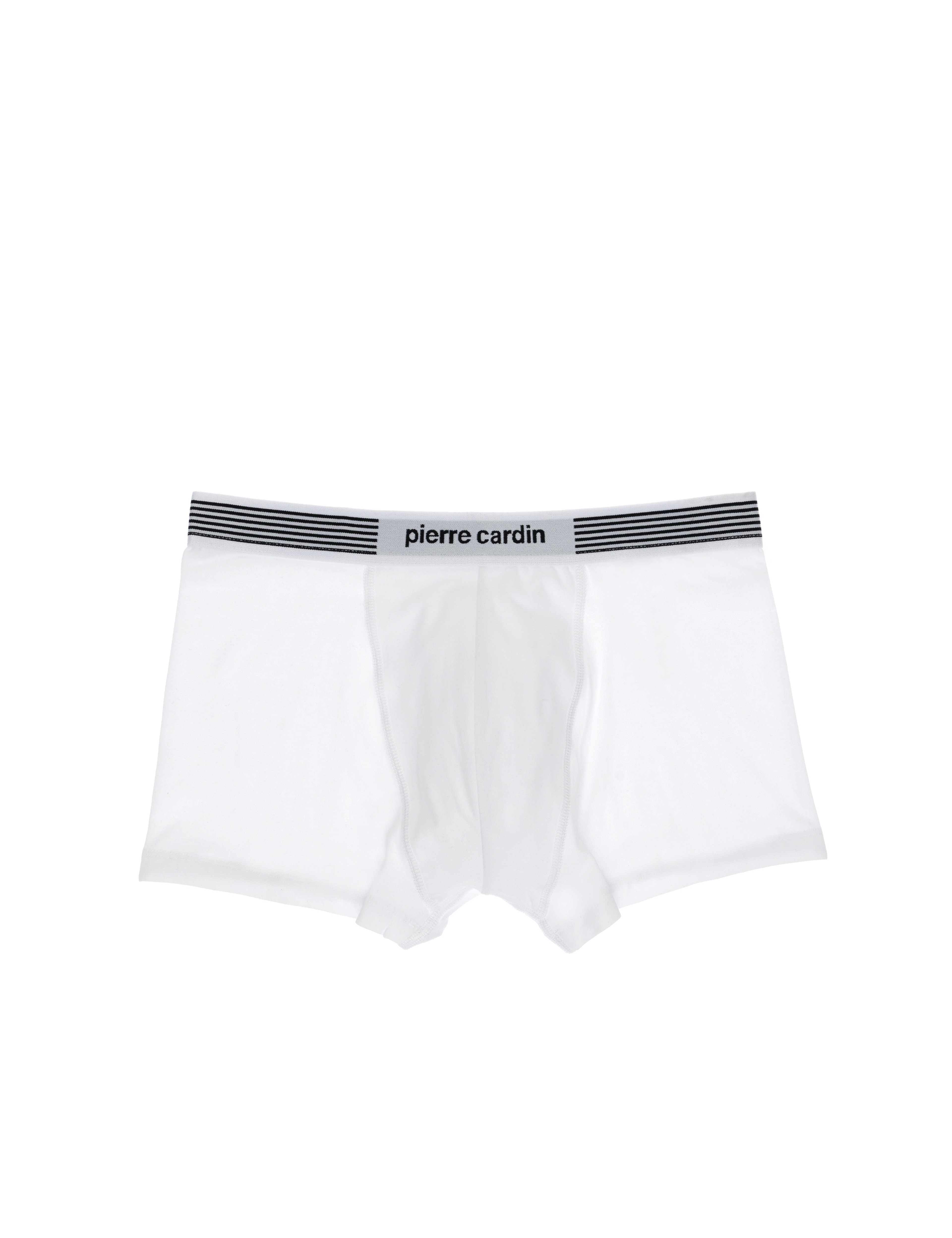 Beyaz Pamuk Modal Karışımlı Tekli Boxer