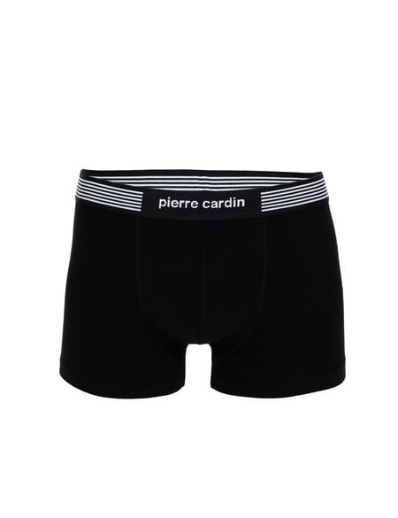 Siyah Pamuk Modal Karışımlı 3'lü Boxer - 50315288001