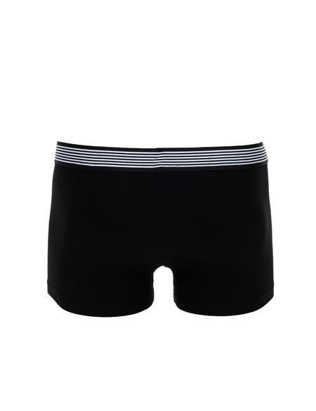 Siyah Pamuk Modal Karışımlı 3'lü Boxer - 50315288001