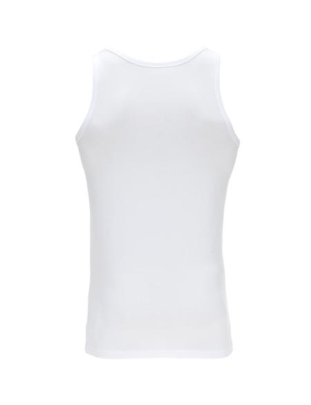 Beyaz Pamuk Karışımlı Atlet Boxer Set - 50315285001