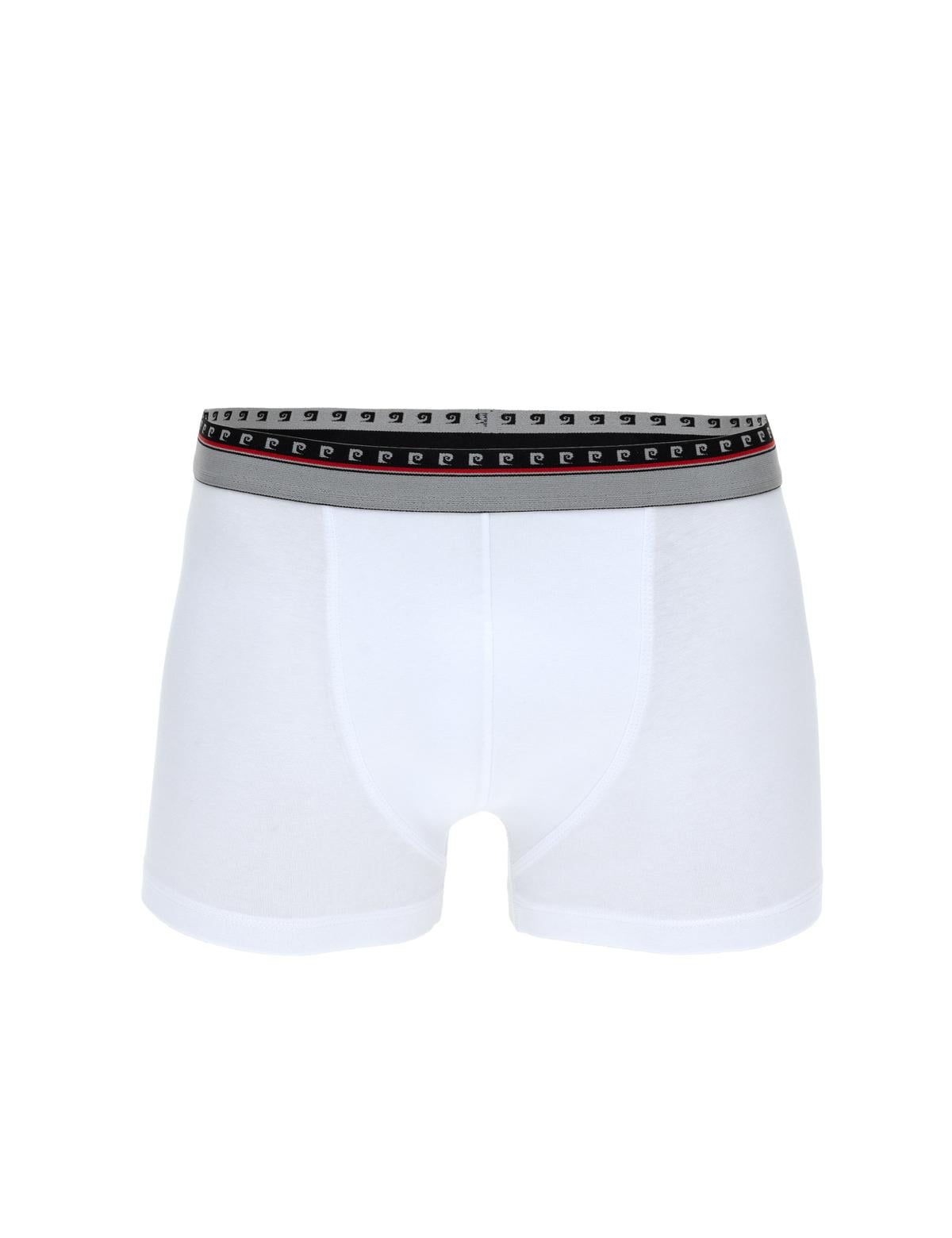 Beyaz Pamuk Karışımlı Atlet Boxer Set - 50315285001