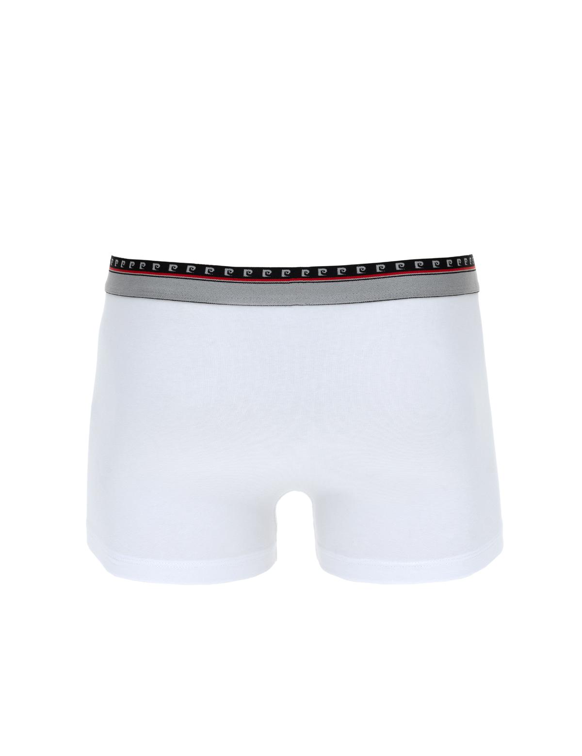 Beyaz Pamuk Karışımlı Atlet Boxer Set - 50315285001