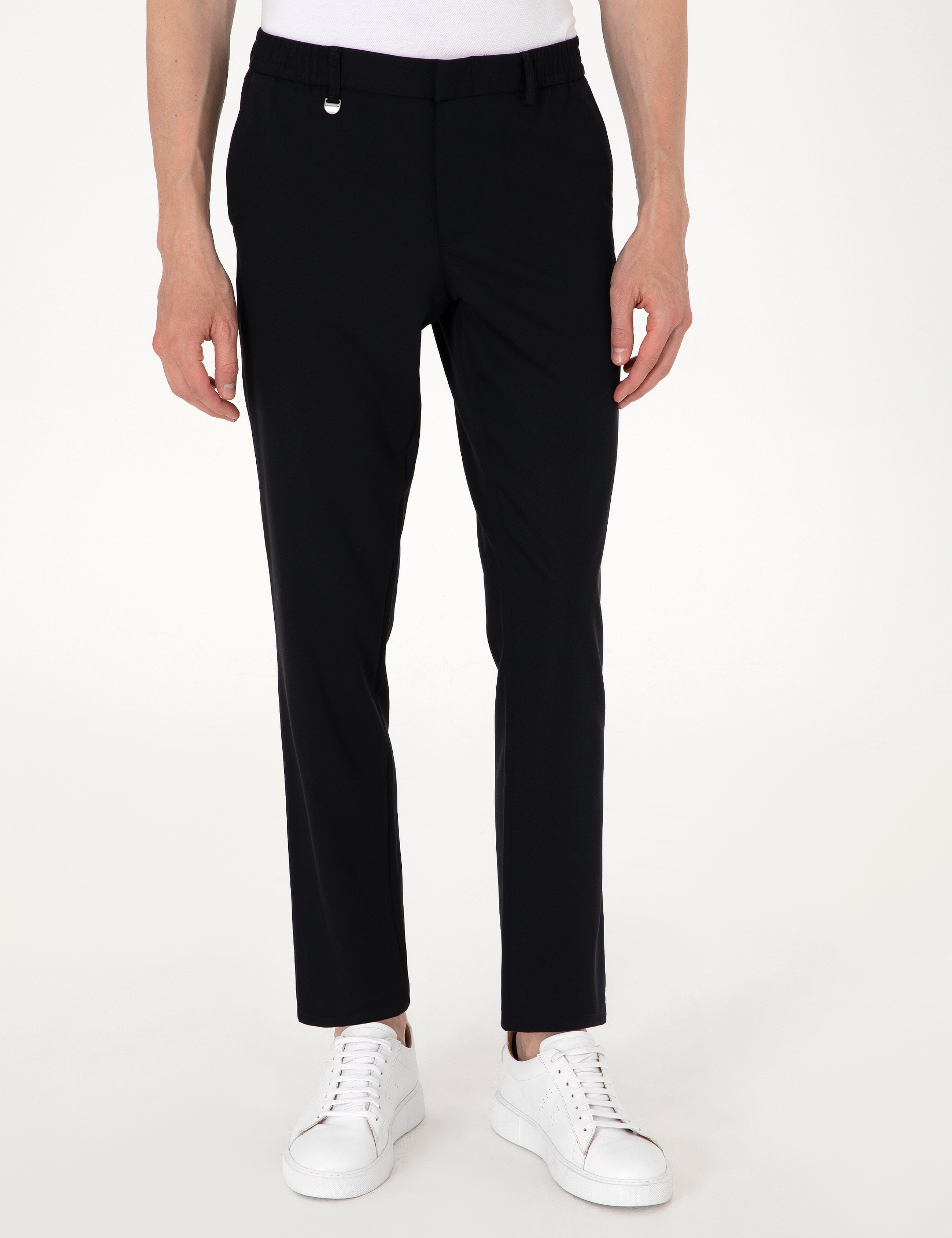 Lacivert Slim Fit Klasik Jogger Pantolon