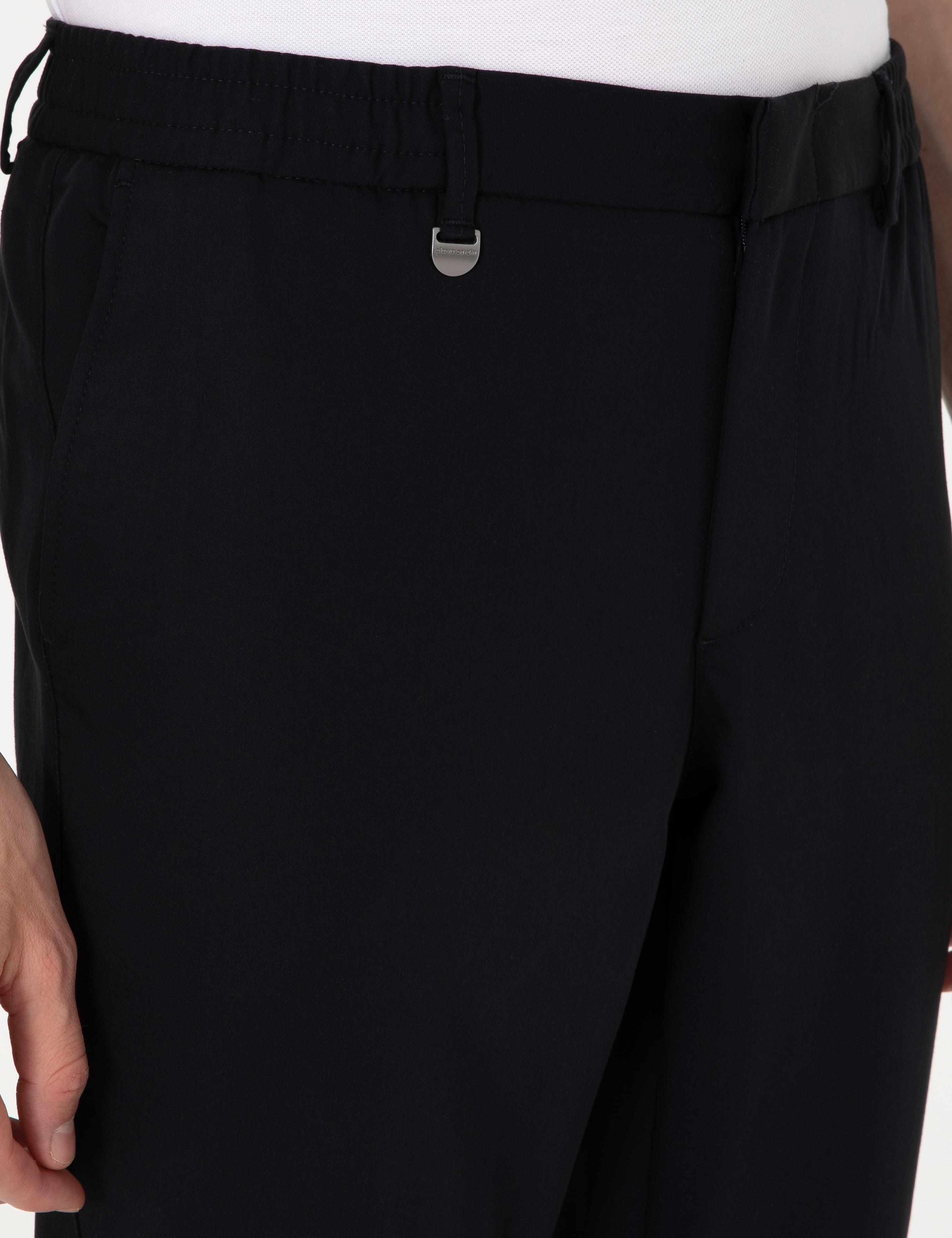 Lacivert Slim Fit Klasik Jogger Pantolon