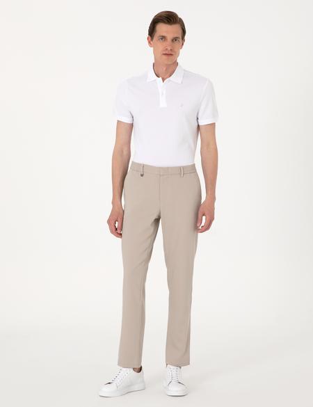 Bej Slim Fit Klasik Jogger Pantolon - 50306715012