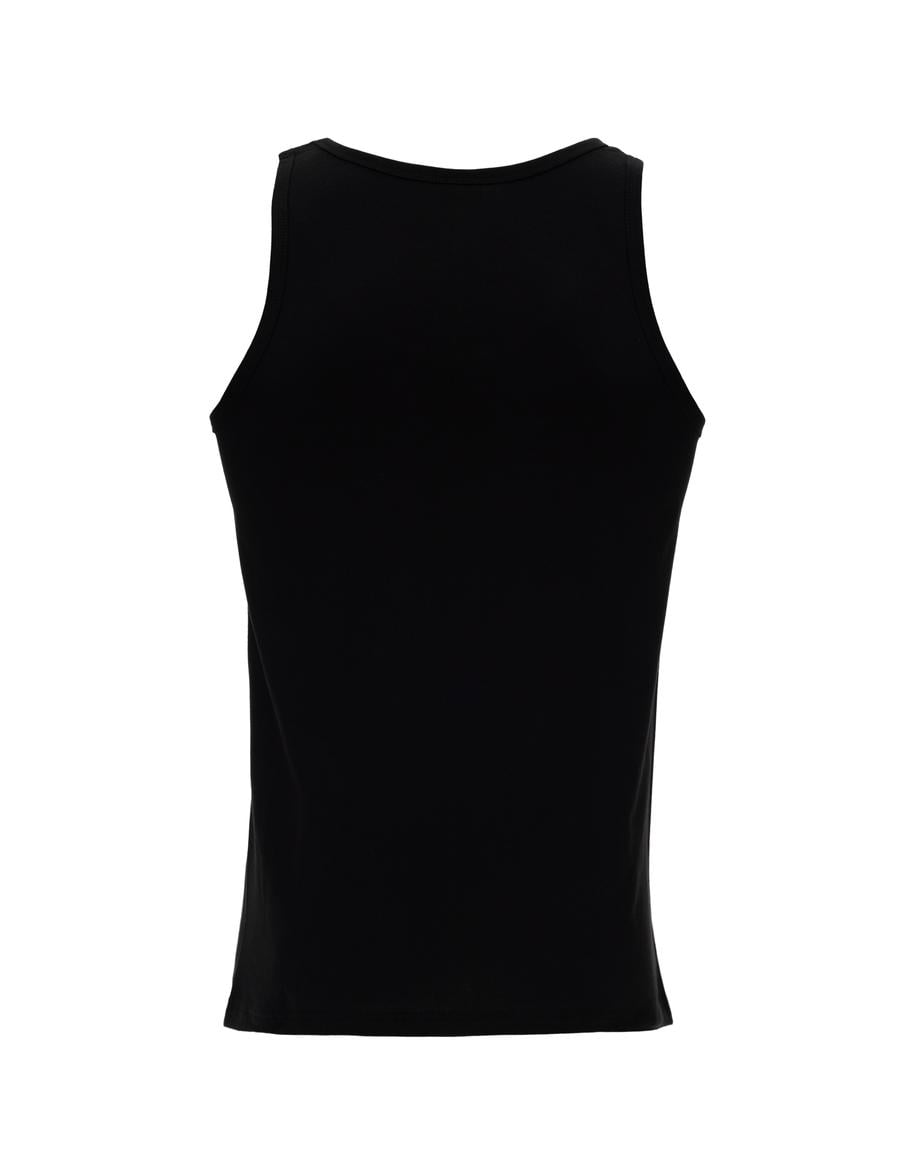 Siyah Pamuklu Tekli Atlet