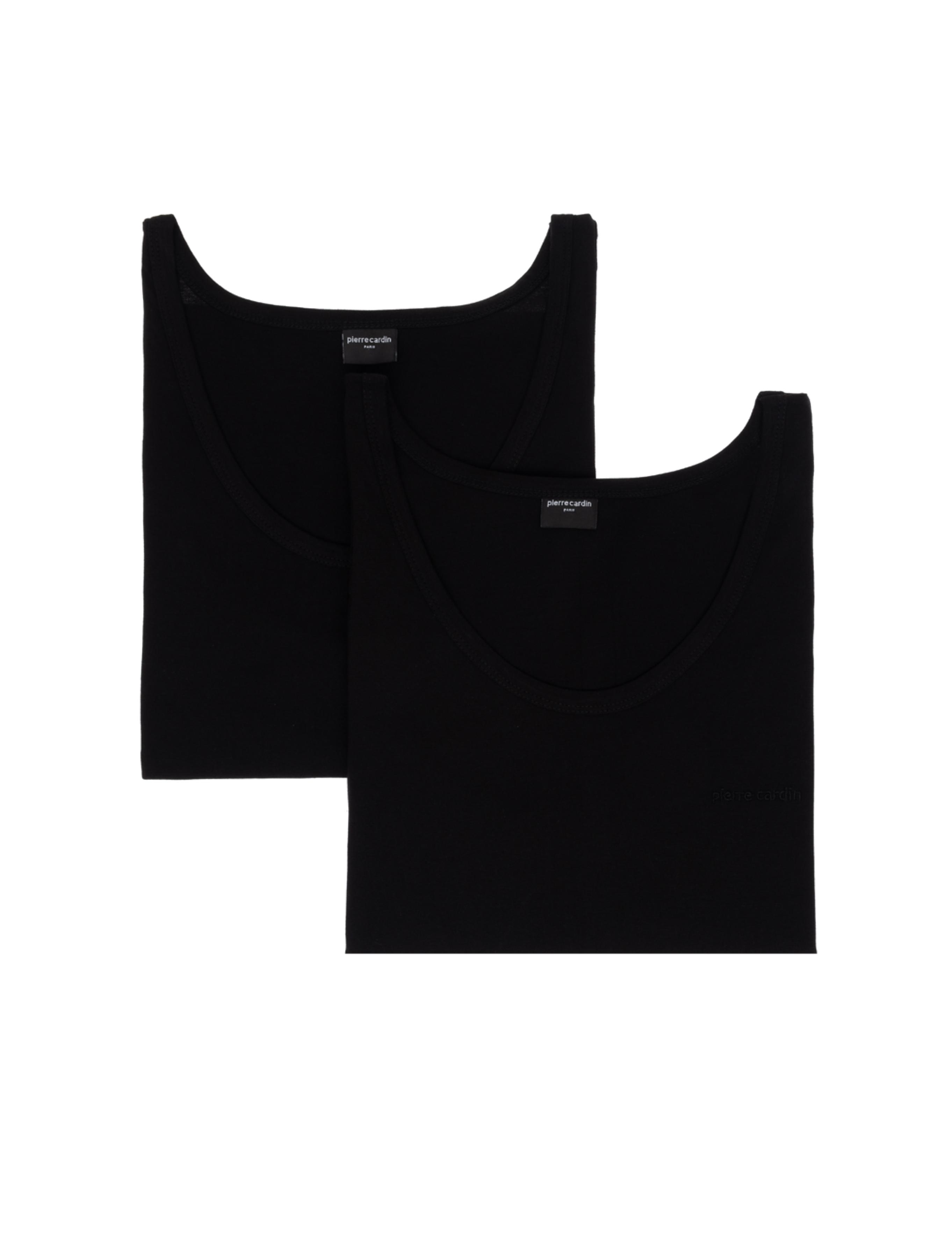 Siyah Pamuklu 2'li Atlet