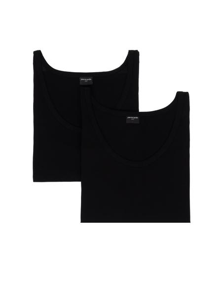 Siyah Pamuklu 2'li Atlet - 50315289001