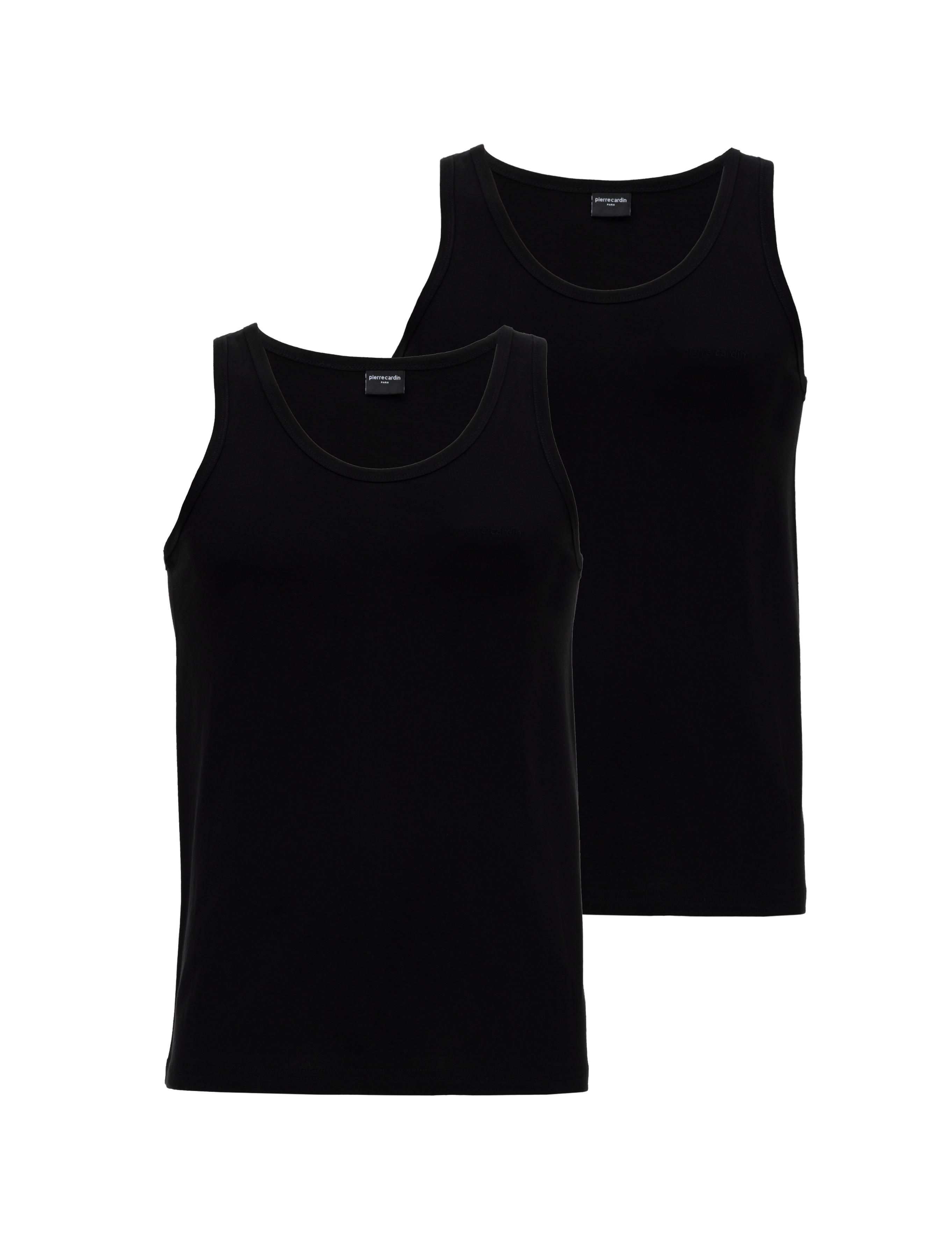 Siyah Pamuklu 2'li Atlet