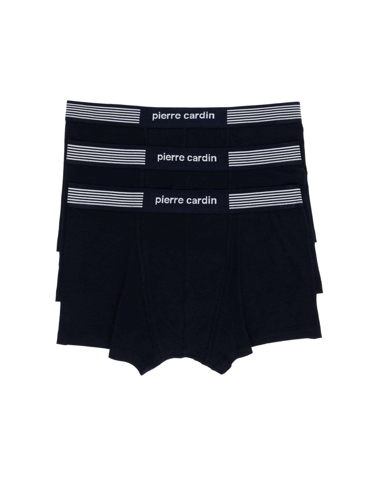 Lacivert Pamuk Modal Karışımlı 3'lü Boxer - 50315288014