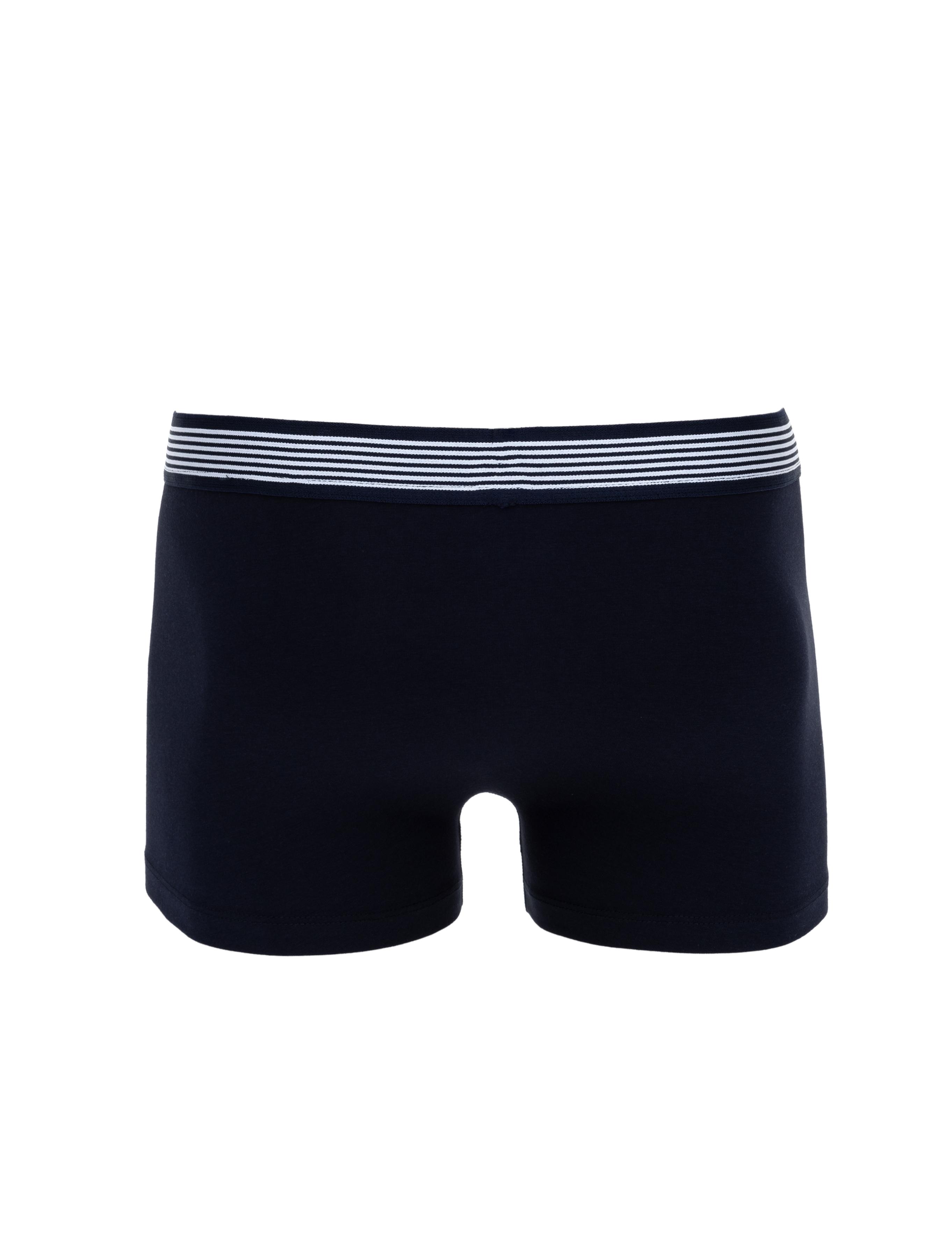 Lacivert Pamuk Modal Karışımlı 3'lü Boxer