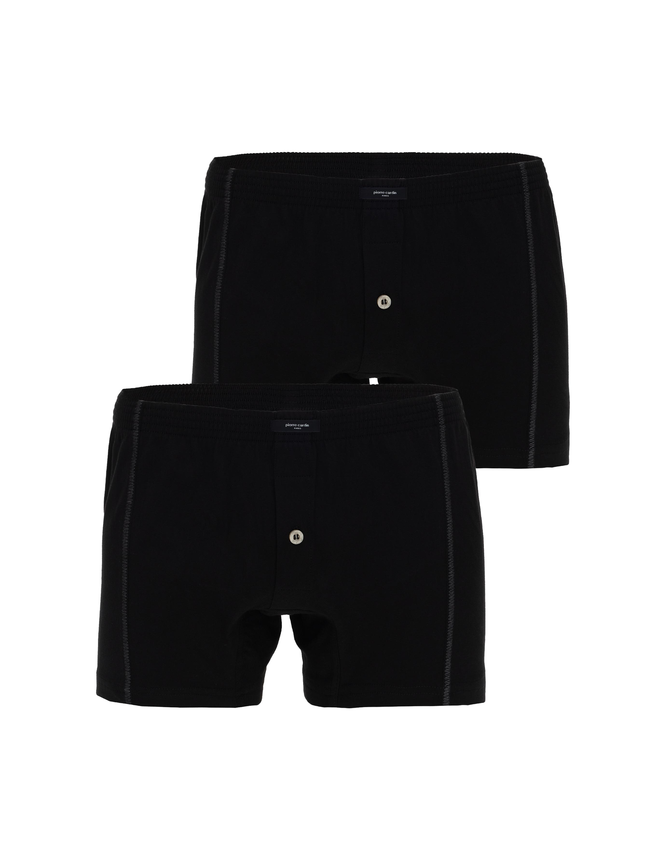 Siyah Pamuklu 2'li Boxer