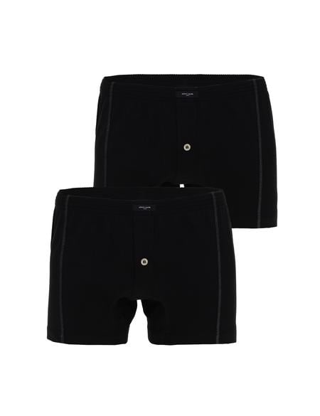 Siyah Pamuklu 2'li Boxer - 50315301001