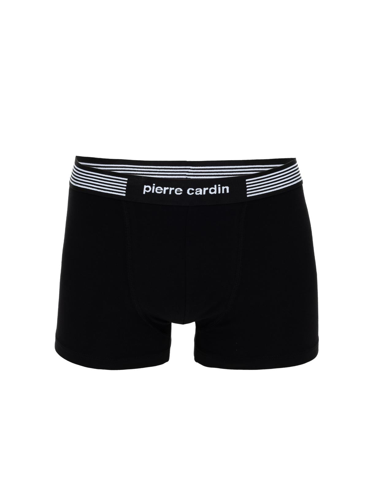 Siyah Pamuk Modal Karışımlı Tekli Boxer