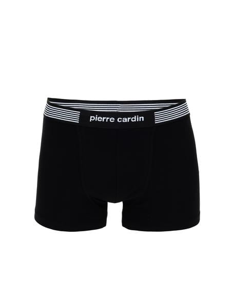 Siyah Pamuk Modal Karışımlı Tekli Boxer - 50315287004