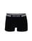 Siyah Pamuk Modal Karışımlı Tekli Boxer