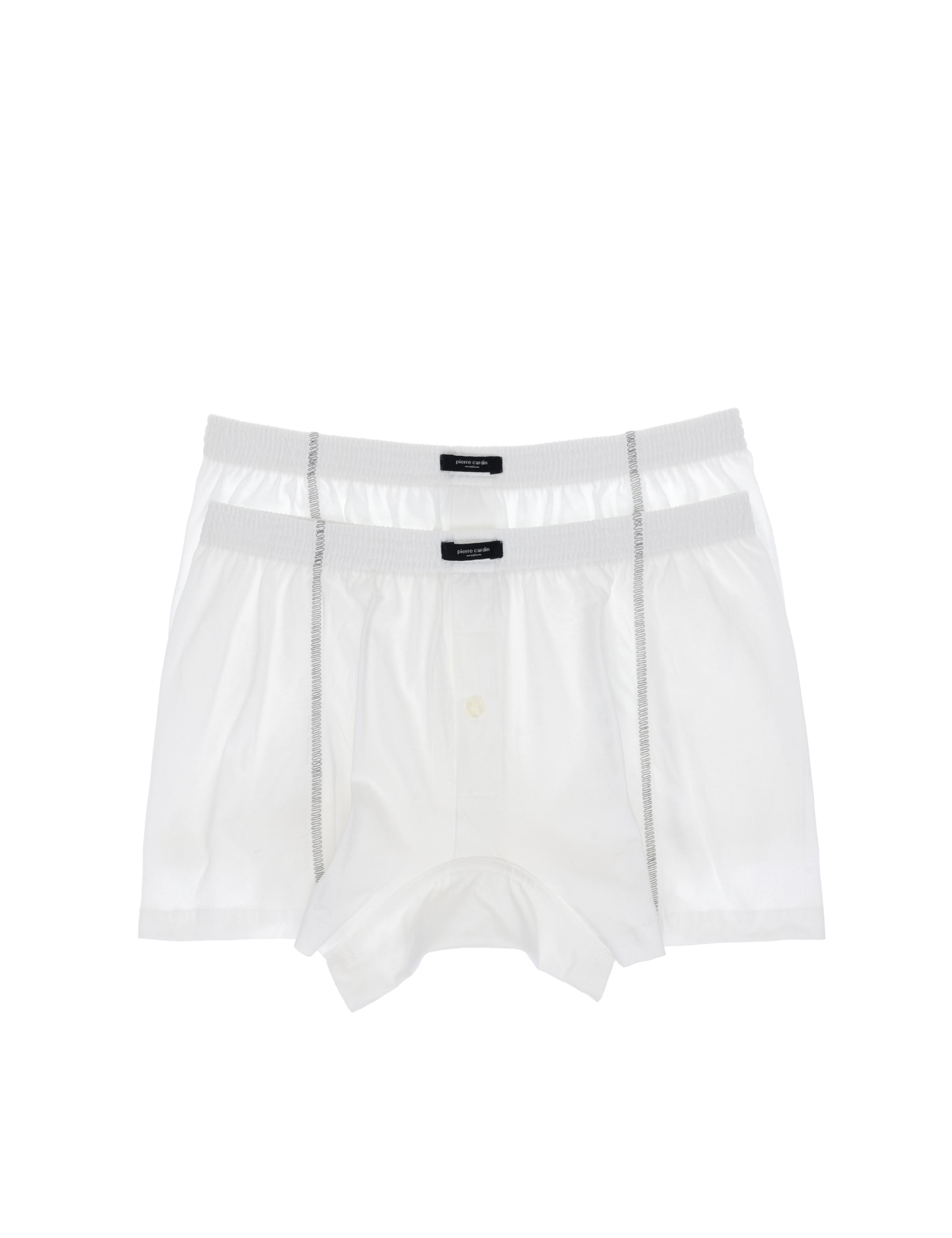 Beyaz Pamuklu 2'li Boxer