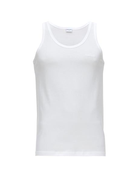 Beyaz Pamuklu Tekli Atlet - 50315393004