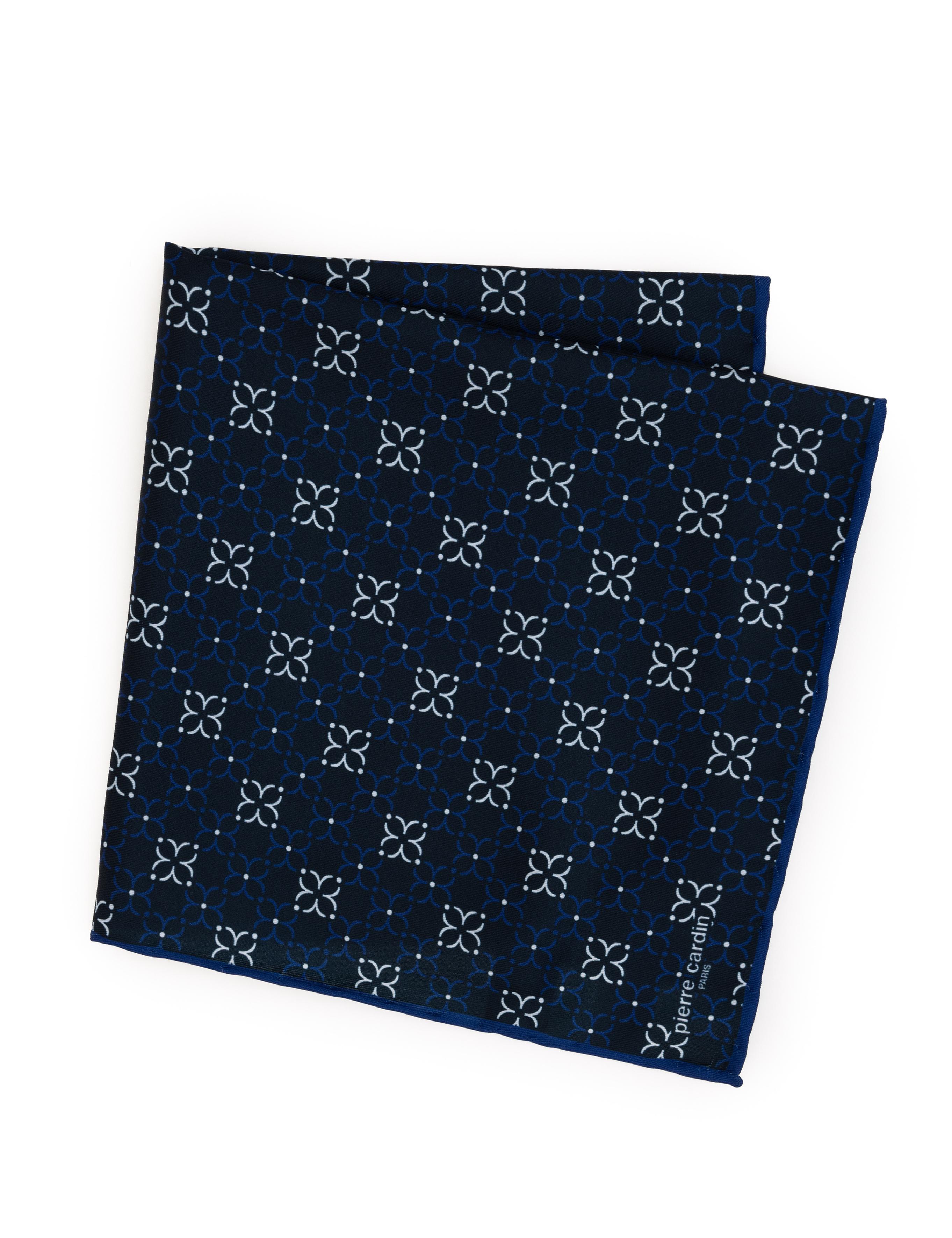 Lacivert Desenli Mendil