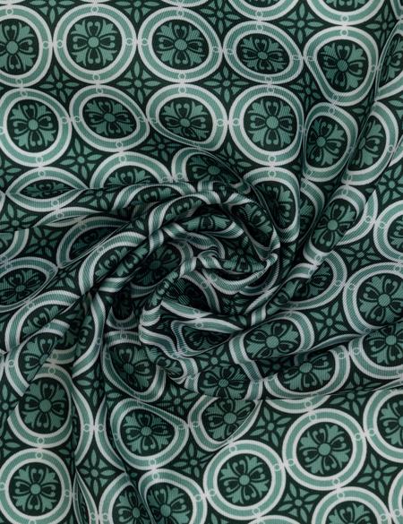 Yeşil Desenli Mendil - 50316436001