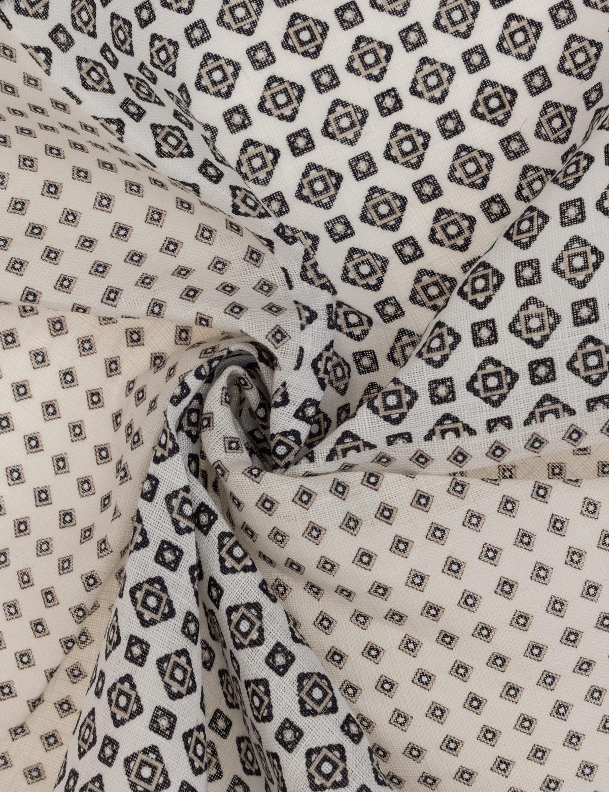 Lacivert Keten Mendil - 50316444001