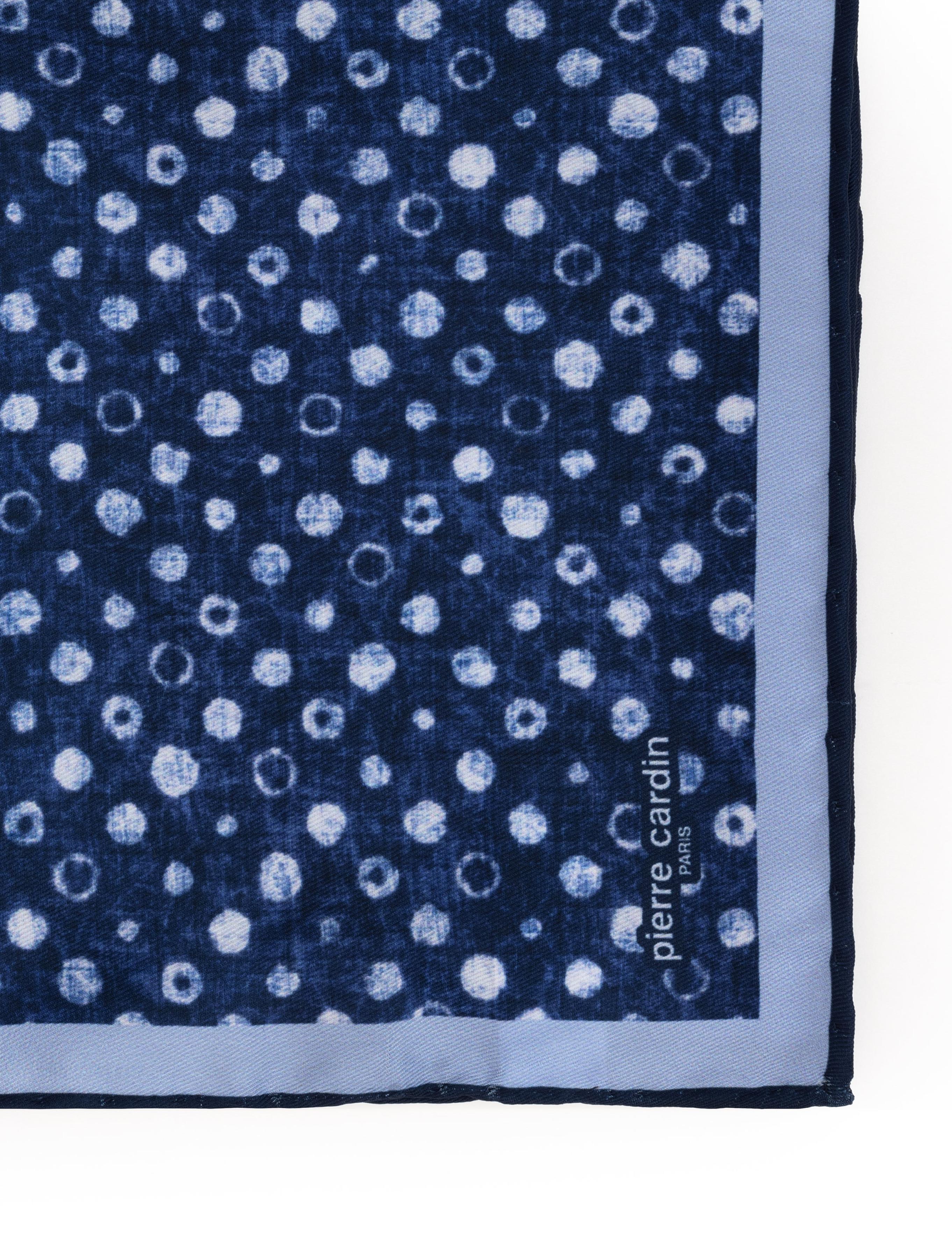 Lacivert Desenli Mendil