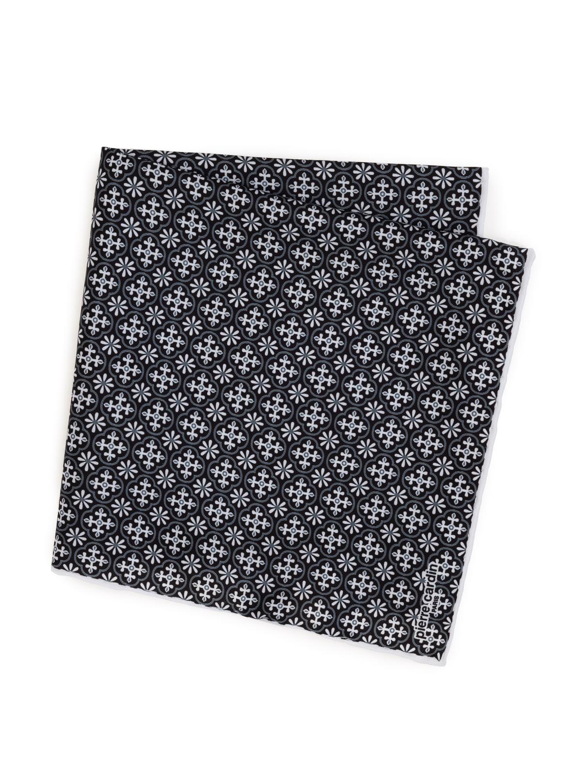 Siyah Desenli Mendil - 50317575001