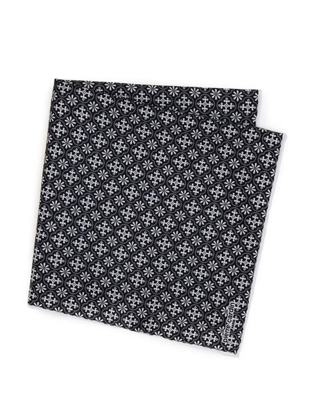 Siyah Desenli Mendil - 50317575001