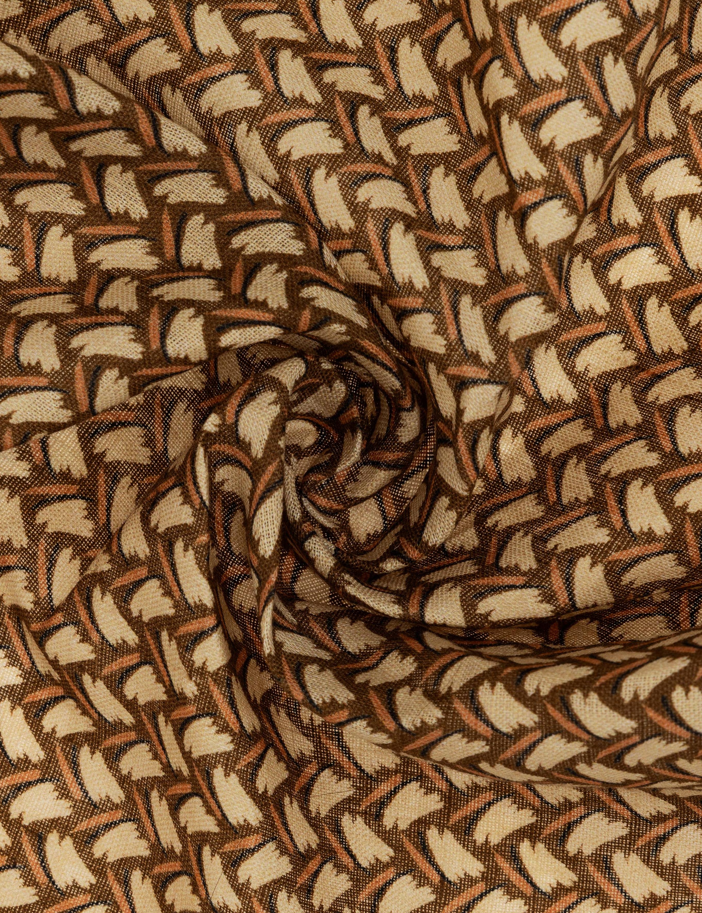 Kahverengi Keten Mendil