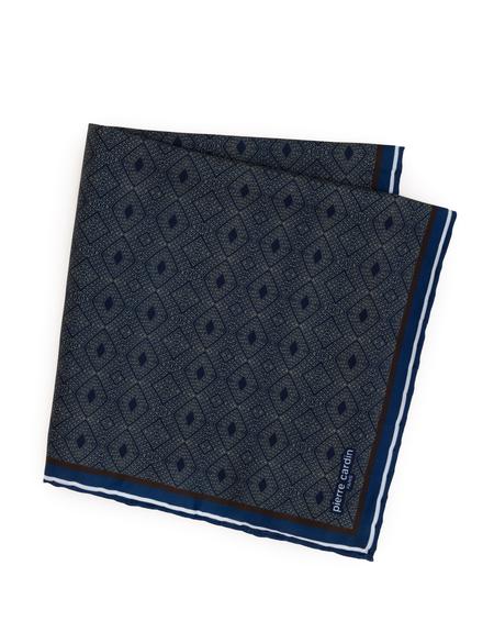 Lacivert Desenli Mendil - 50317581001