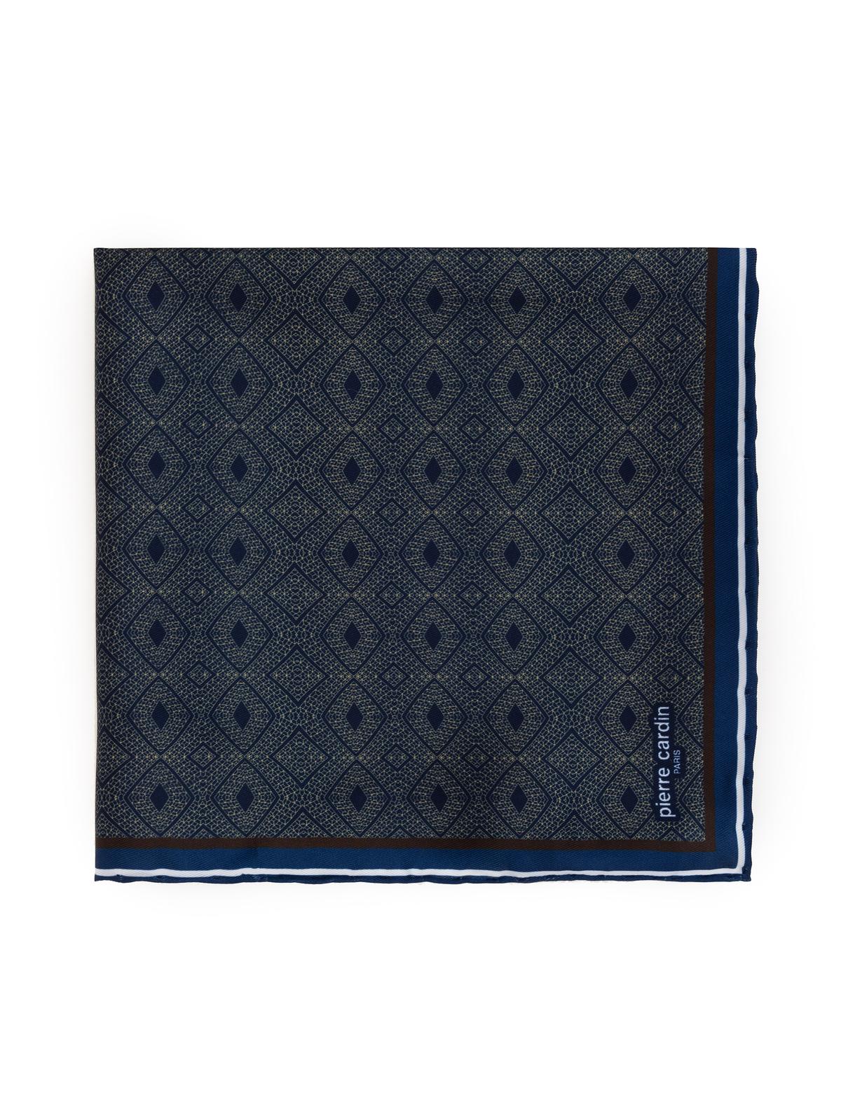 Lacivert Desenli Mendil - 50317581001