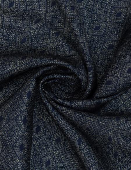 Lacivert Desenli Mendil - 50317581001