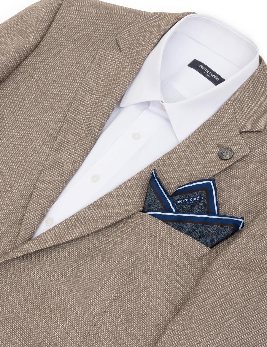 Lacivert Desenli Mendil