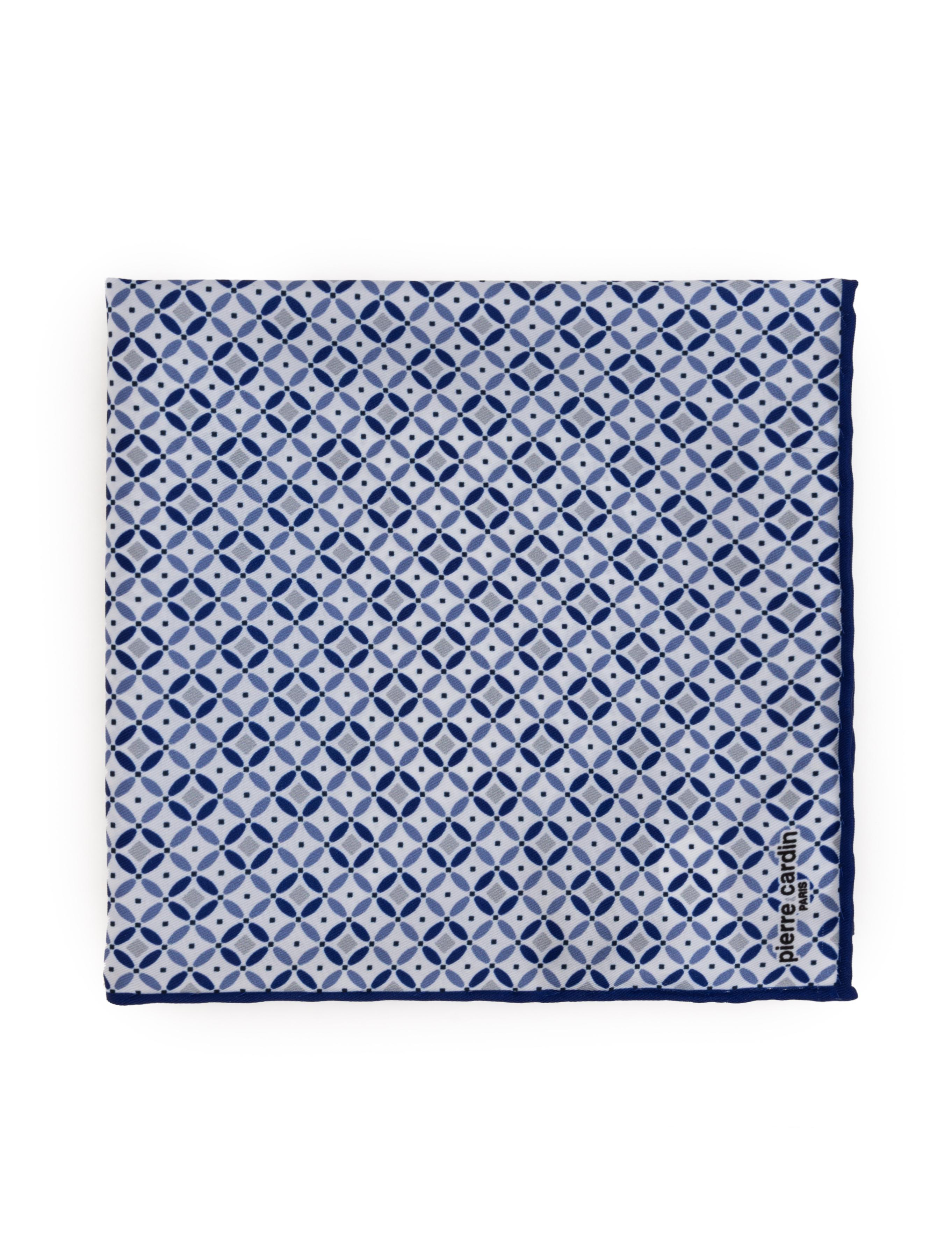 Lacivert Desenli Mendil